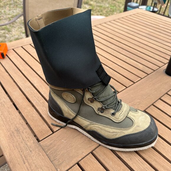 HODGMAN Men's Neoprene Chest Waders and Fishing Boots - Picture 6 of 16